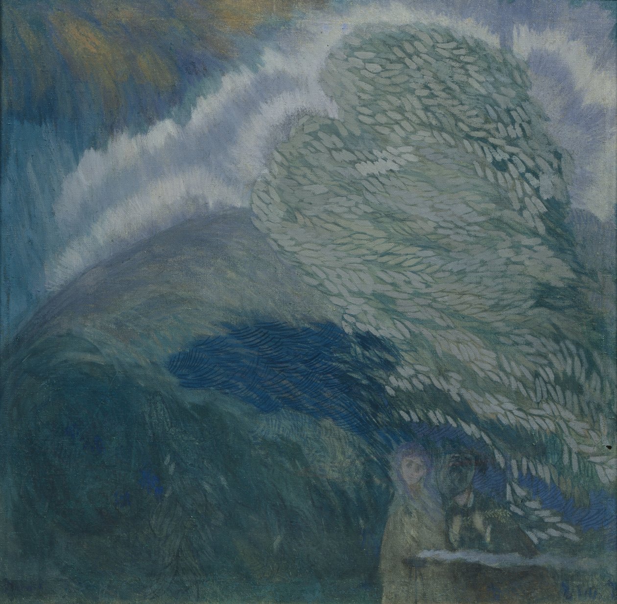 Vihar szerelmesei, 1908 alkotó: Pyotr Savvich Utkin