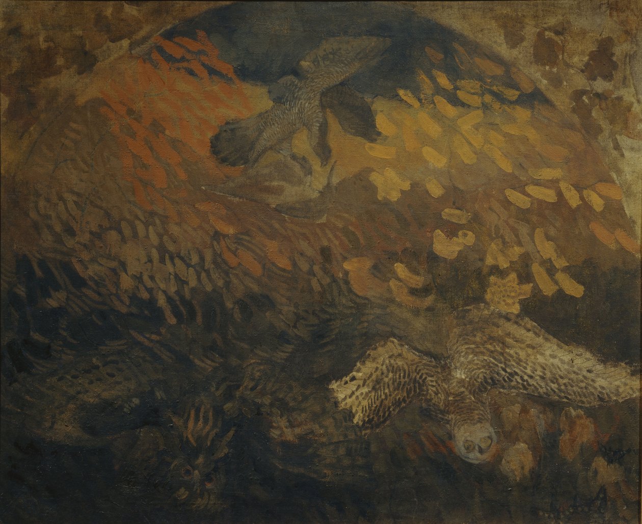 Az éjszaka, 1904 alkotó: Pyotr Savvich Utkin