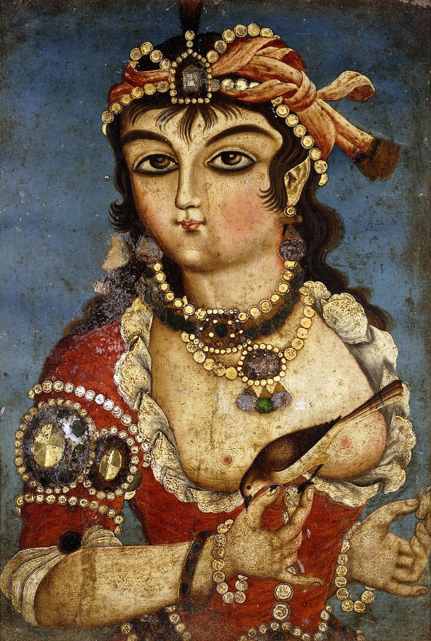 Egy udvarhölgy, c. 1830 alkotó: Qajar School