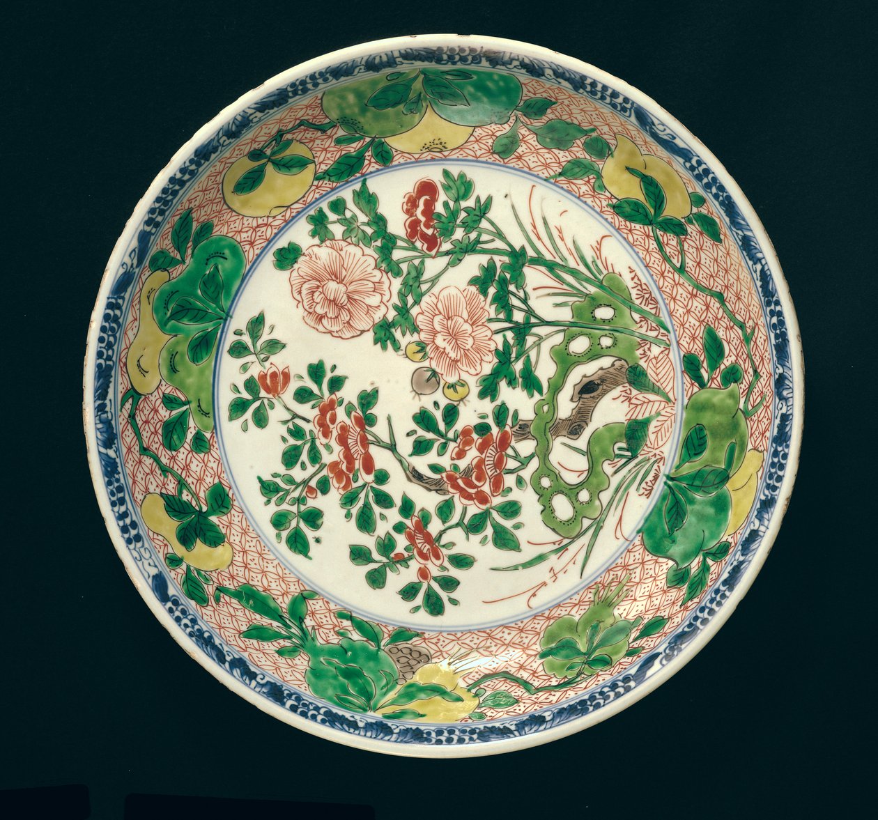 Famille verte díszítésű edény, Kangxi-korszak, 1662-1722 (kerámia) alkotó: Qing Dynasty Chinese School