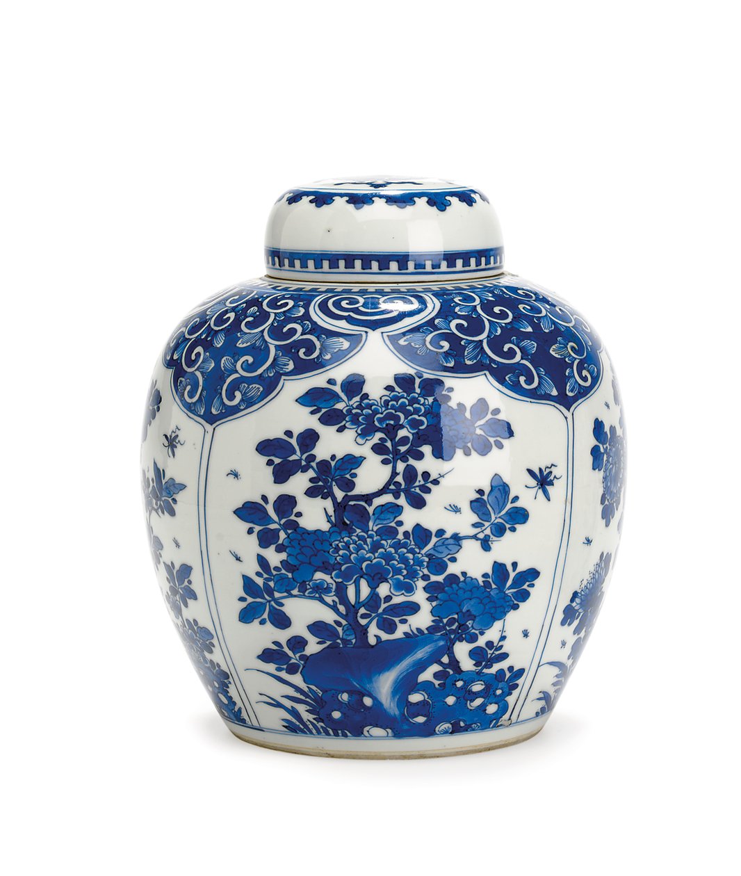 Gyömbéres üveg és borító, Kangxi-korszak, 1661-1722 alkotó: Qing Dynasty Chinese School