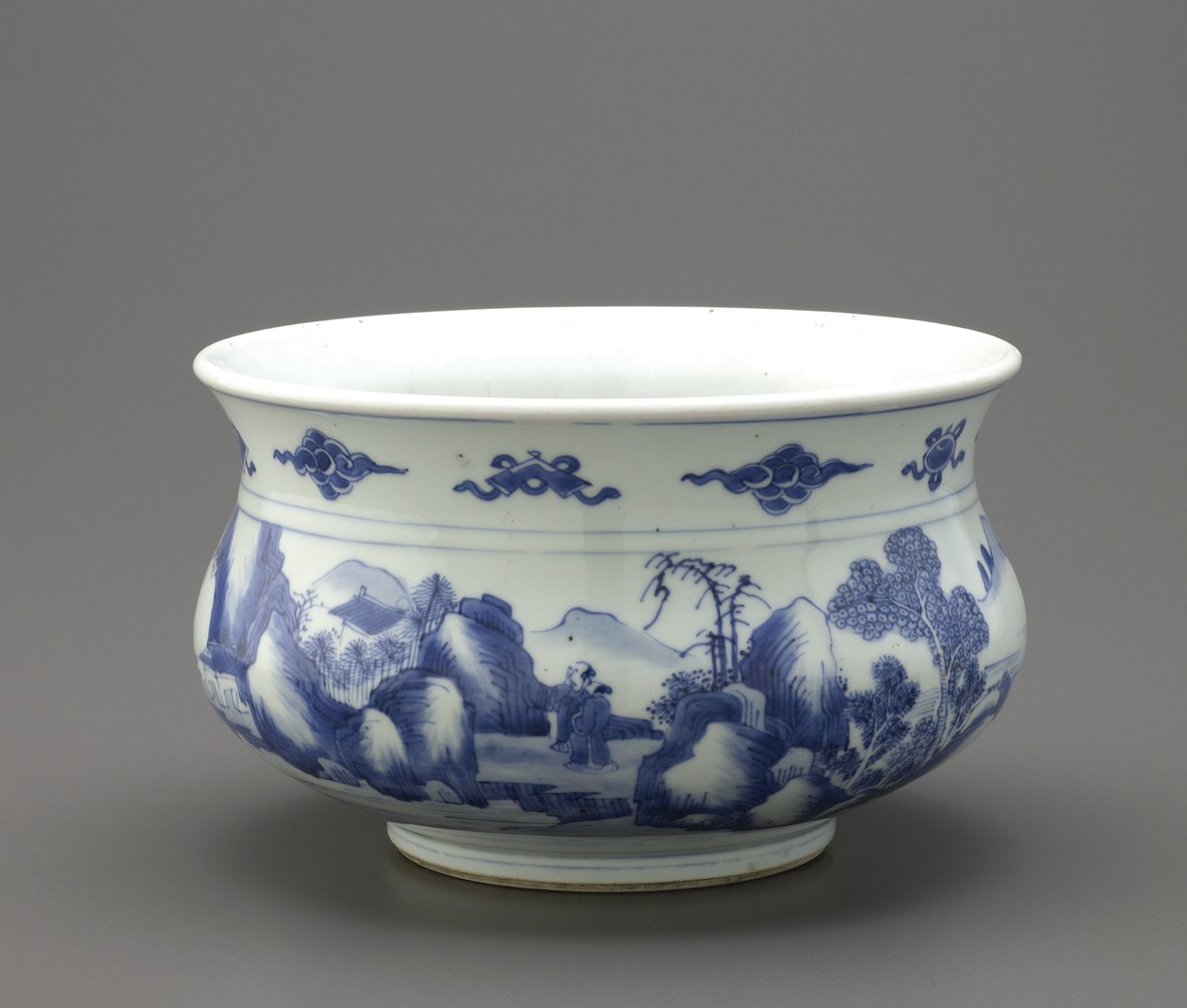 Füstölő, Jingdezhen, Jiangxi tartomány (kerámia) alkotó: Qing Dynasty Chinese School