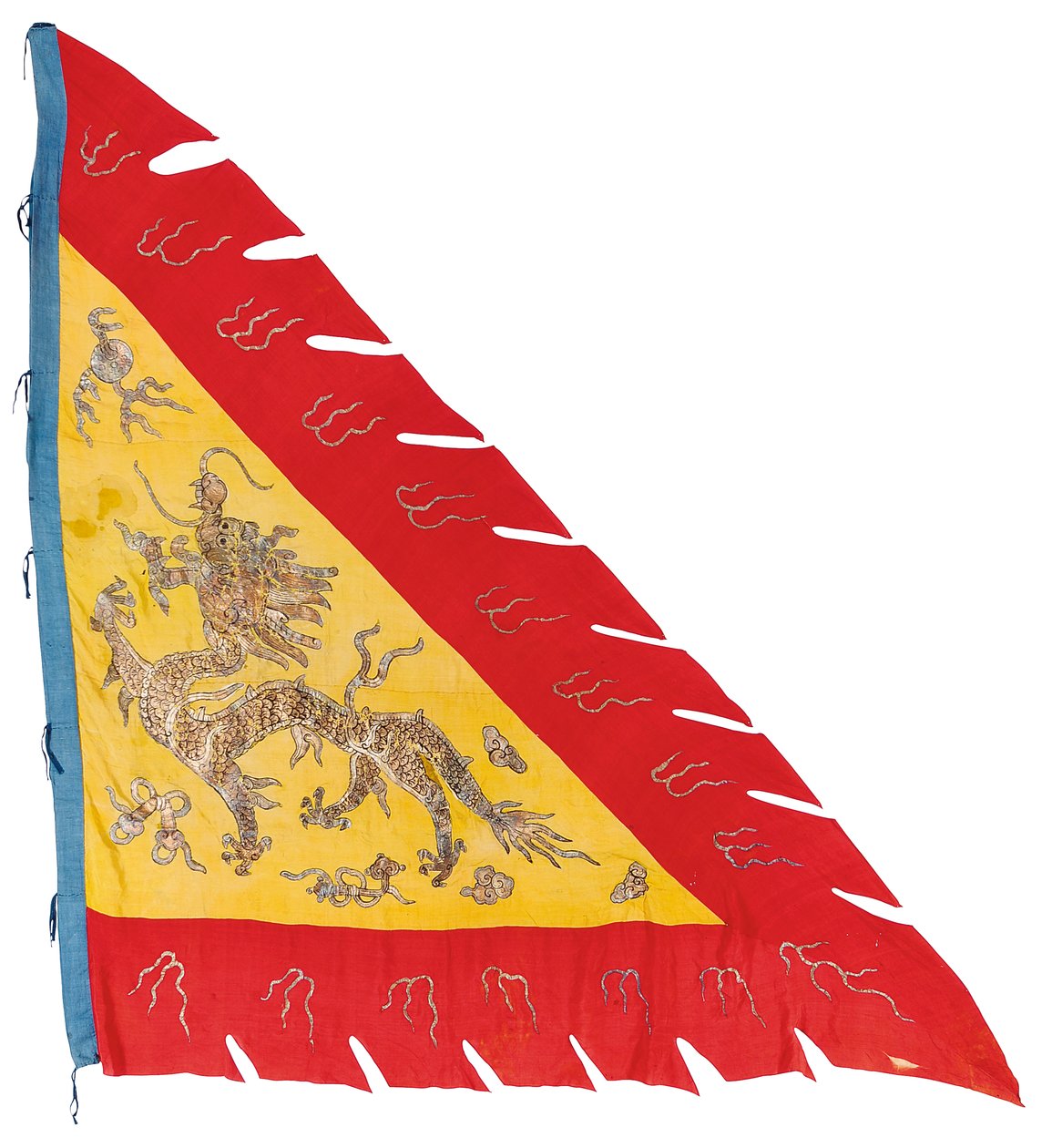 Az egyik transzparenspár, 1900 körül (selyem) alkotó: Qing Dynasty Chinese School