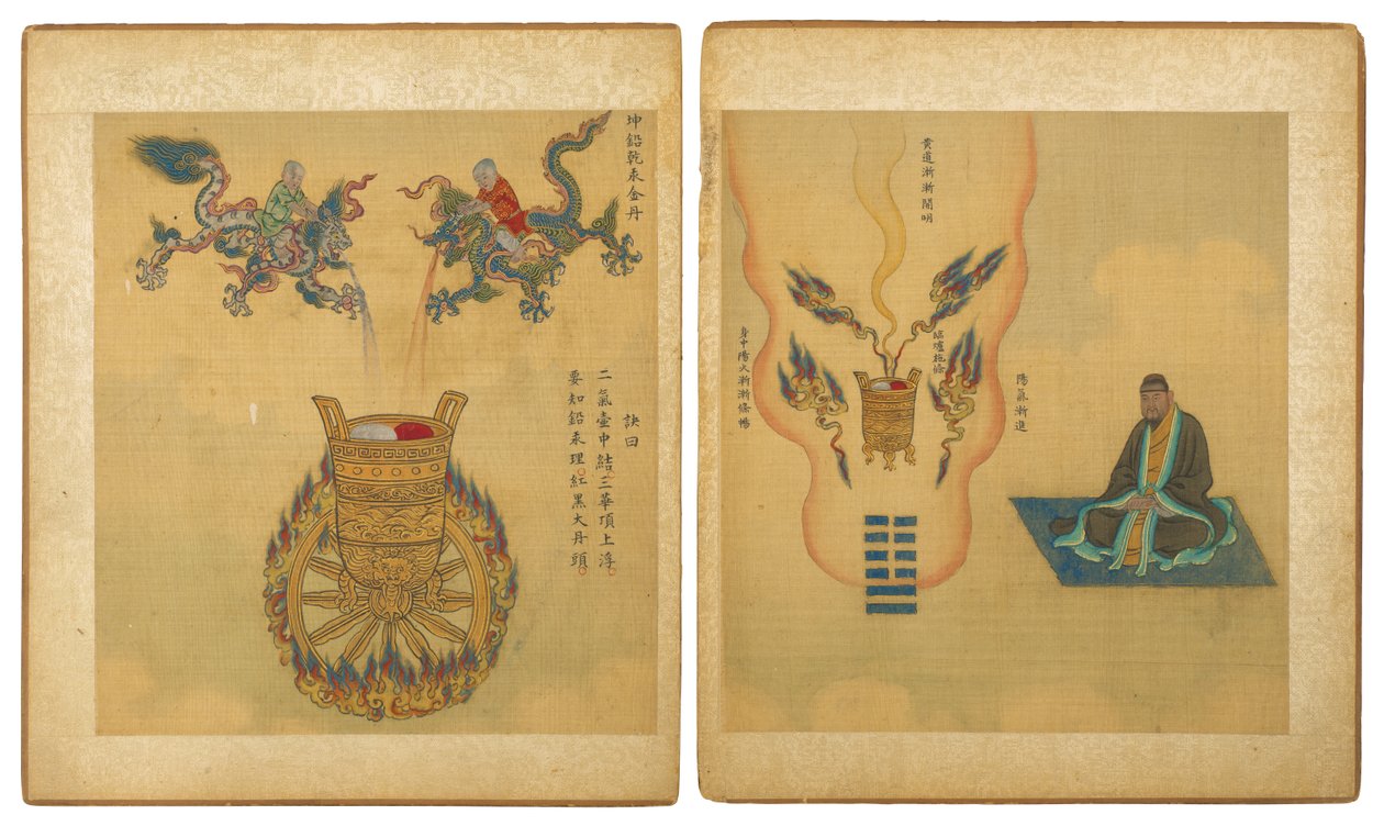 Taoista alkímia alkotó: Qing Dynasty Chinese School