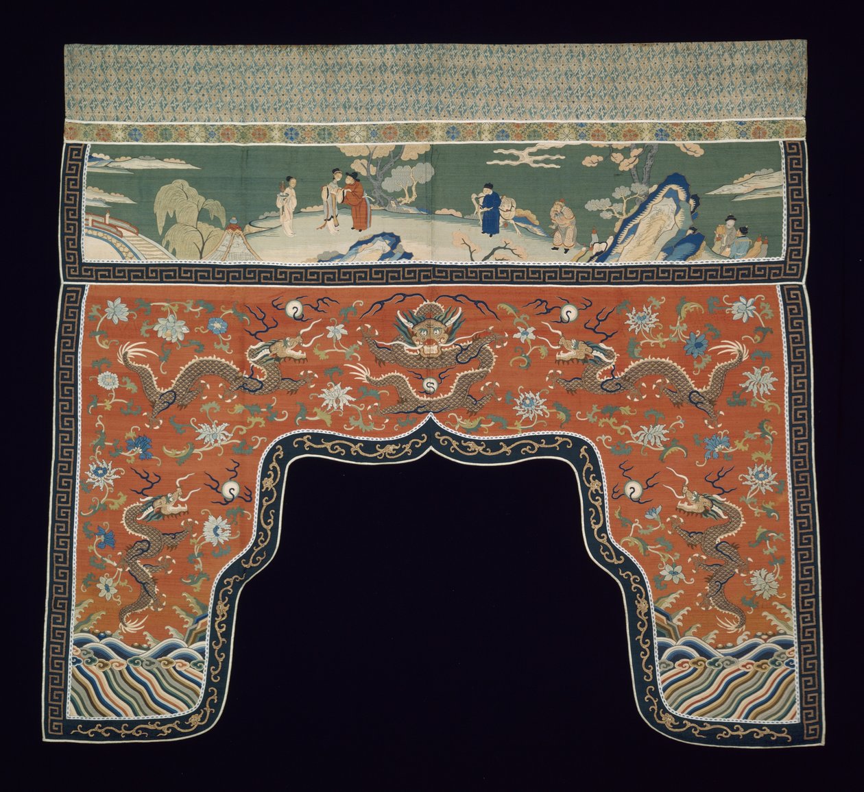 Valance, 1799 alkotó: Qing Dynasty Chinese School