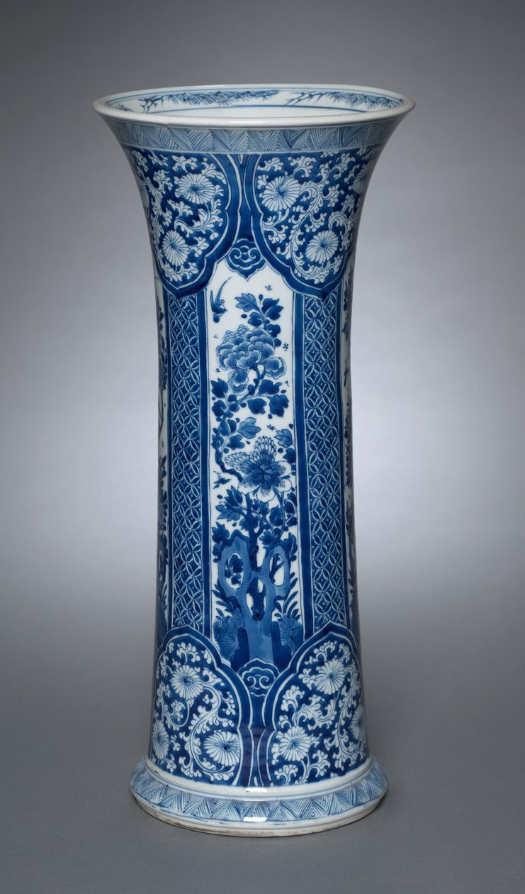 Váza fedővel, 1662-1722 alkotó: Qing Dynasty Chinese School