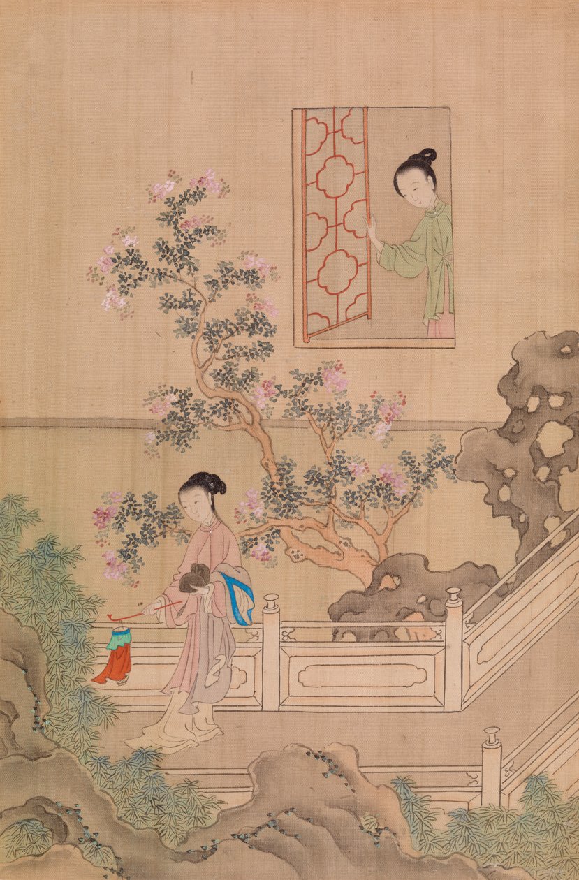 Nő a hídon – nő az ablakon alkotó: Qiu Ying