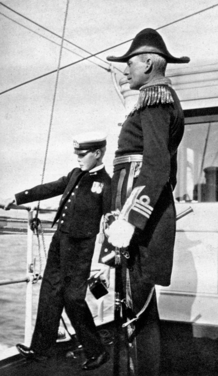 Edward herceg 1894-1972, a leendő VIII. Edward király, Sir Charles Custtal, 1908. alkotó: Queen Alexandra