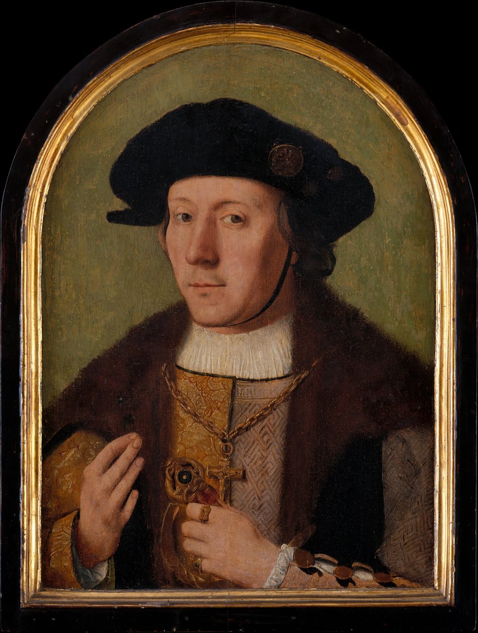 Egy férfi portréja alkotó: Quentin Massys or Metsys