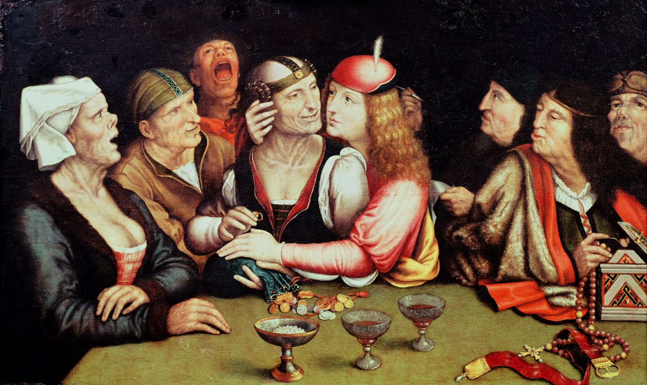 A házassági szerződés alkotó: Quentin Massys or Metsys