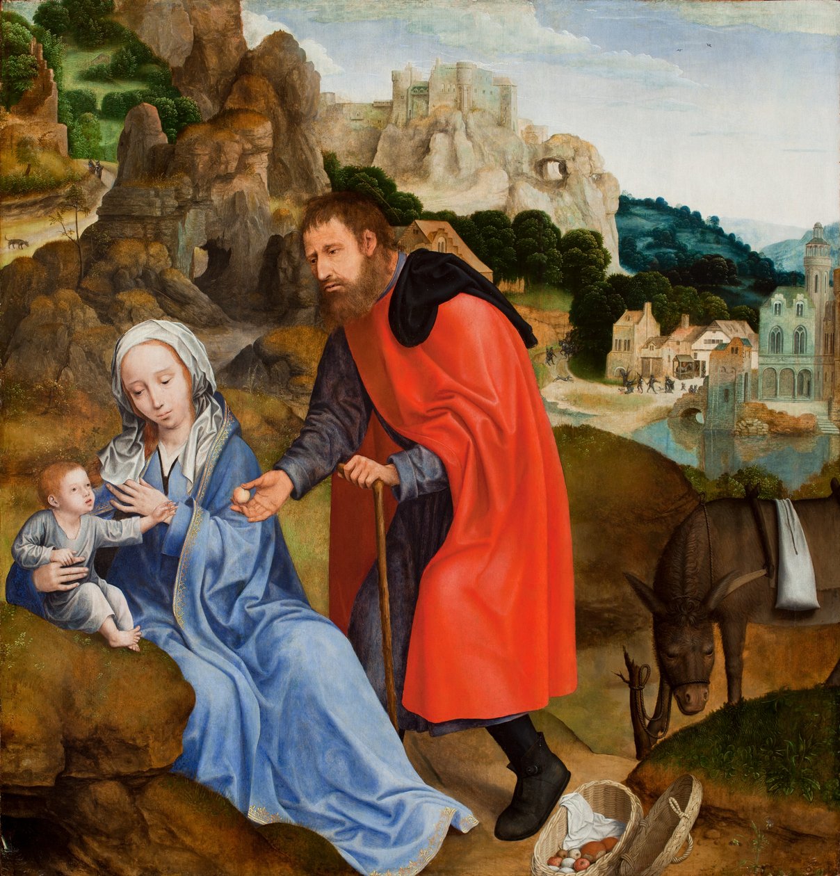 The Rest on the Flight to Egypt, 1509–1313 alkotó: Quentin Massys or Metsys