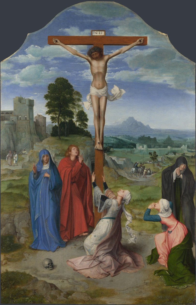 A keresztre feszítés, 1515 körül alkotó: Quentin Massys or Metsys