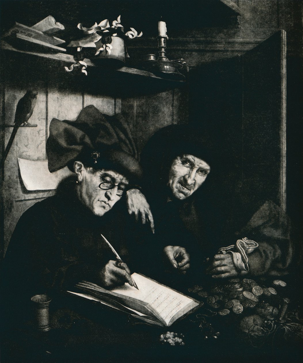 „The Moneylenders”, c1515, 1912 alkotó: Quentin Metsys I