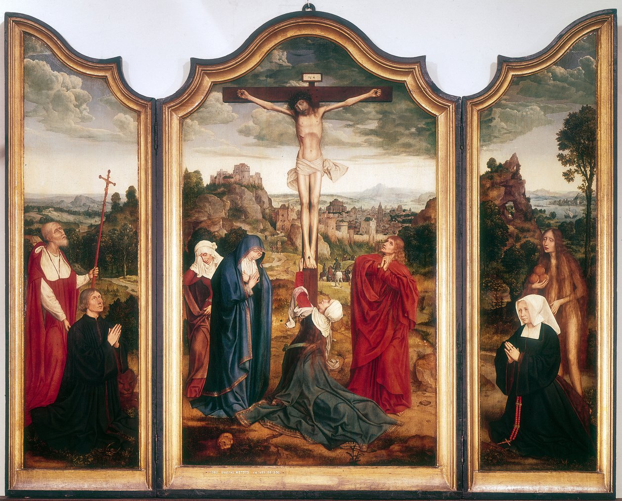 Triptichon, c1486-1530 alkotó: Quentin Metsys I