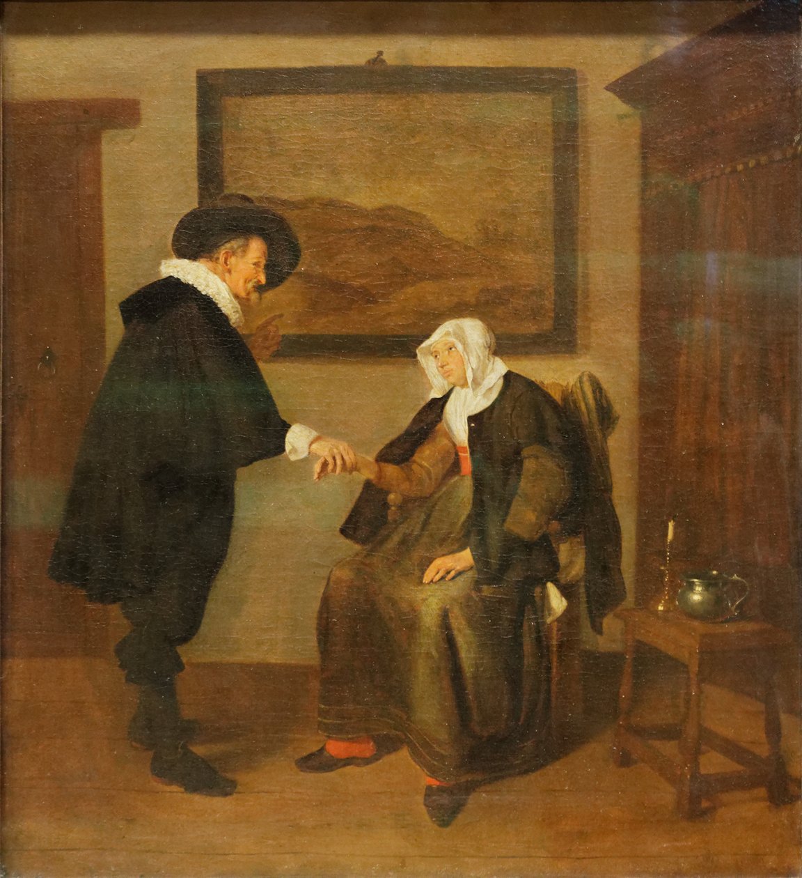Quiringh Gerritsz. van Brekelenkam - La visite du médecin alkotó: Quiringh Van Brekelenkam