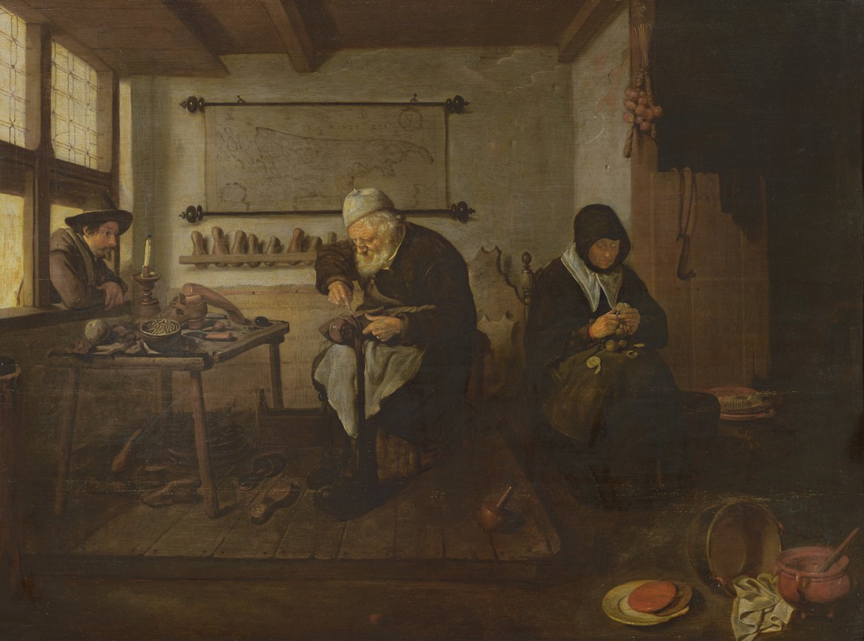 A suszter alkotó: Quiringh Van Brekelenkam