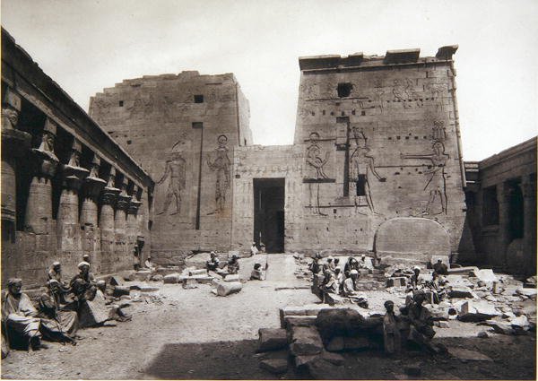 Ízisz temploma Philae-ben alkotó: R.M. Junghaendel