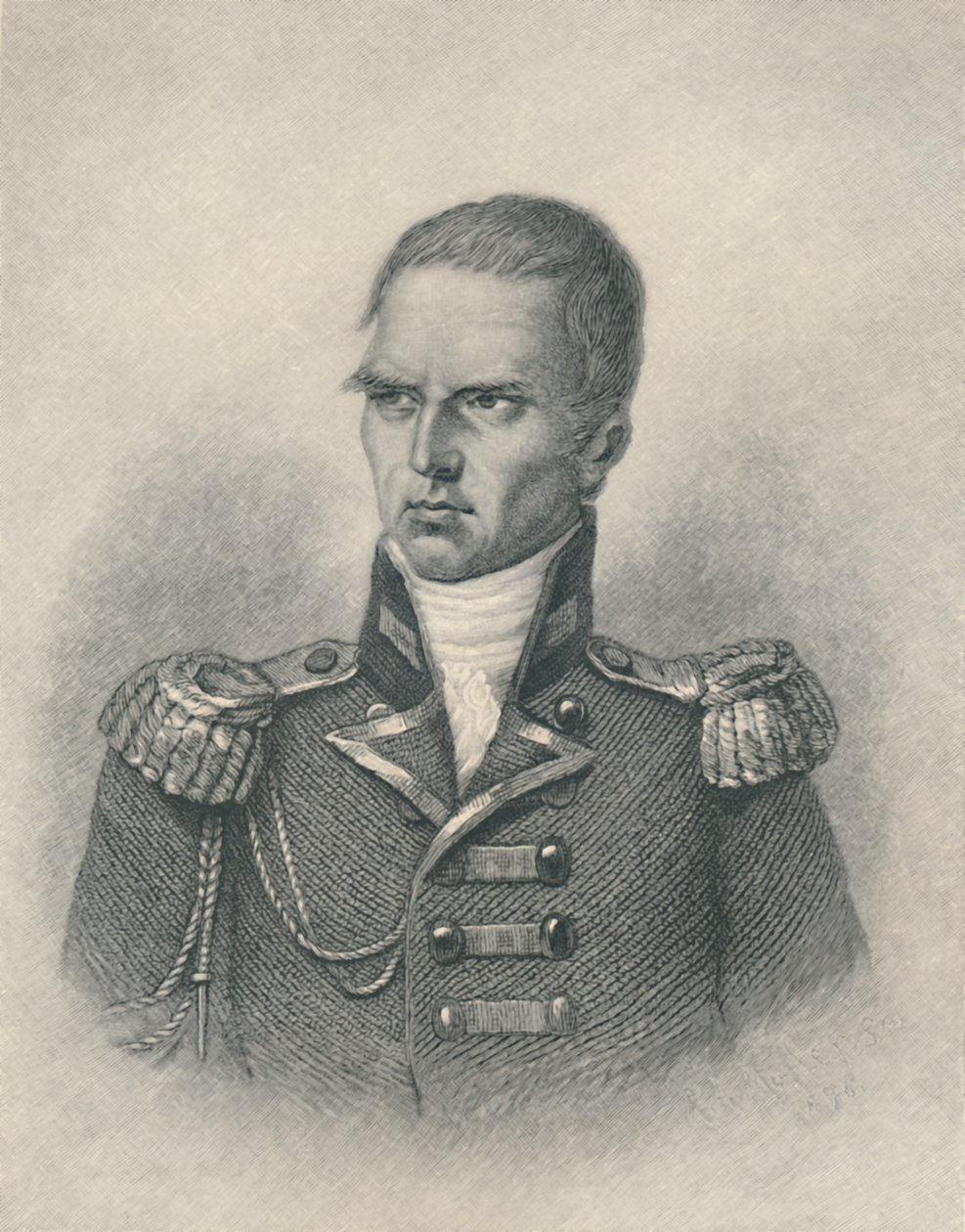 Sir Hudson Lowe, 1815, 1896 alkotó: R. A. Muller