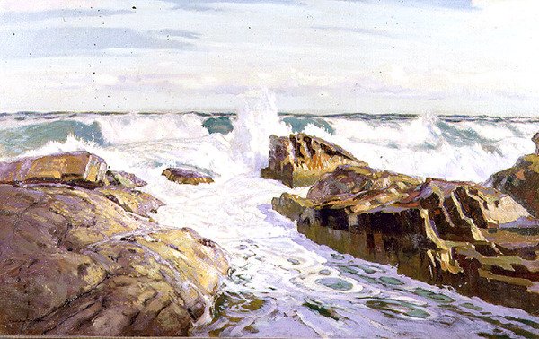 Reggeli fény, St. Ives, 1922 körül alkotó: R. Borlase Smart