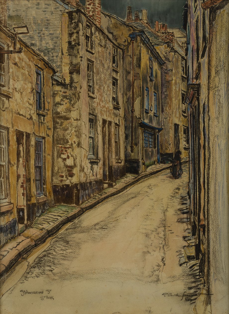 St Andrews Street, St Ives (vegyes média) alkotó: R. Borlase Smart