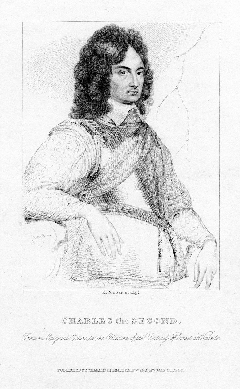 Károly, Anglia, Skócia és Írország királya, 19. század. alkotó: R. Cooper