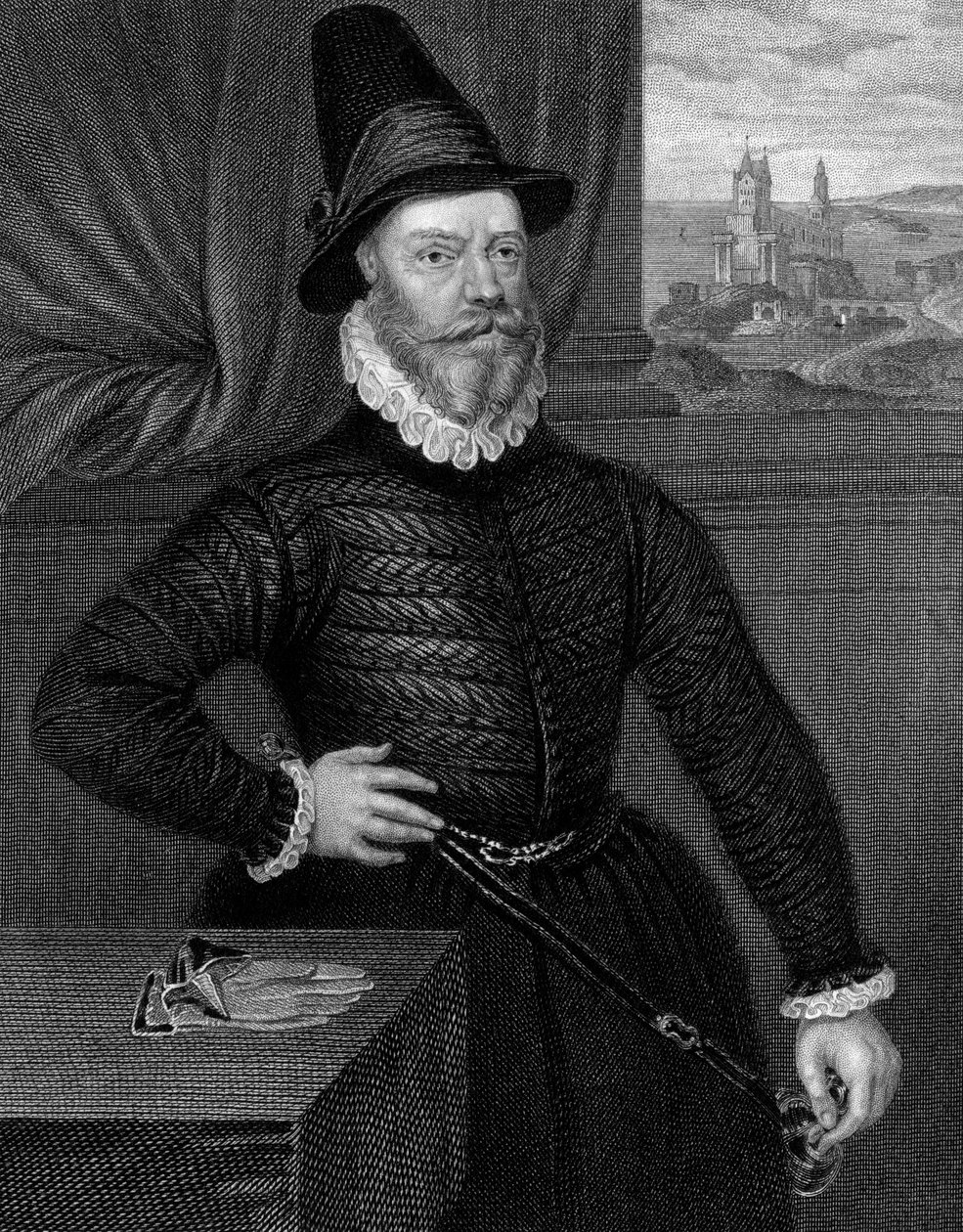 James Douglas, Morton 4. grófja (1525-1581), 1824. alkotó: R. Cooper
