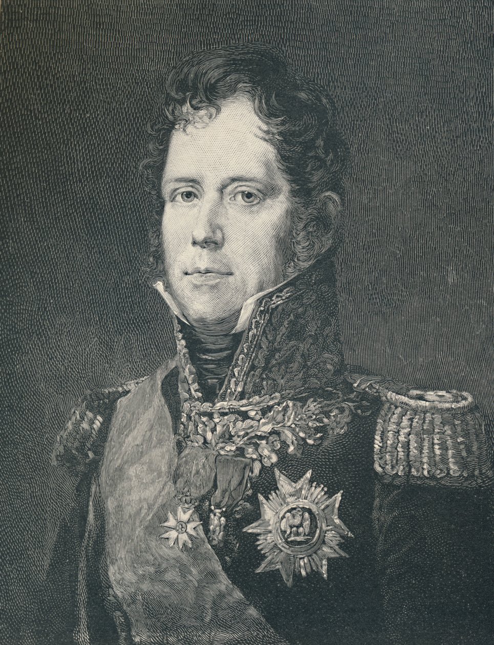 Michel Ney marsall, Elchingen hercege, a Moskwa hercege, 1805, 1896 alkotó: R. G. Tietze