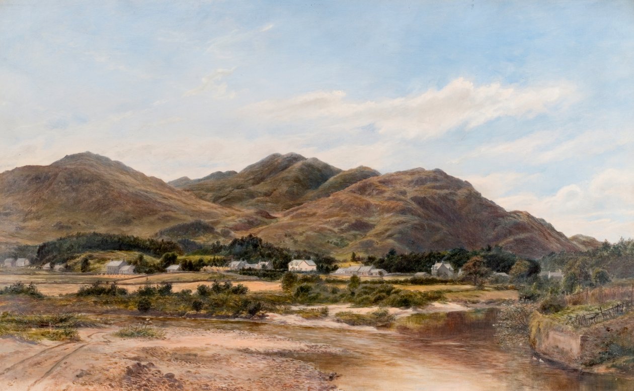Az Aberuchills (The Loch Aber Hills), 1873 alkotó: R. McEwan