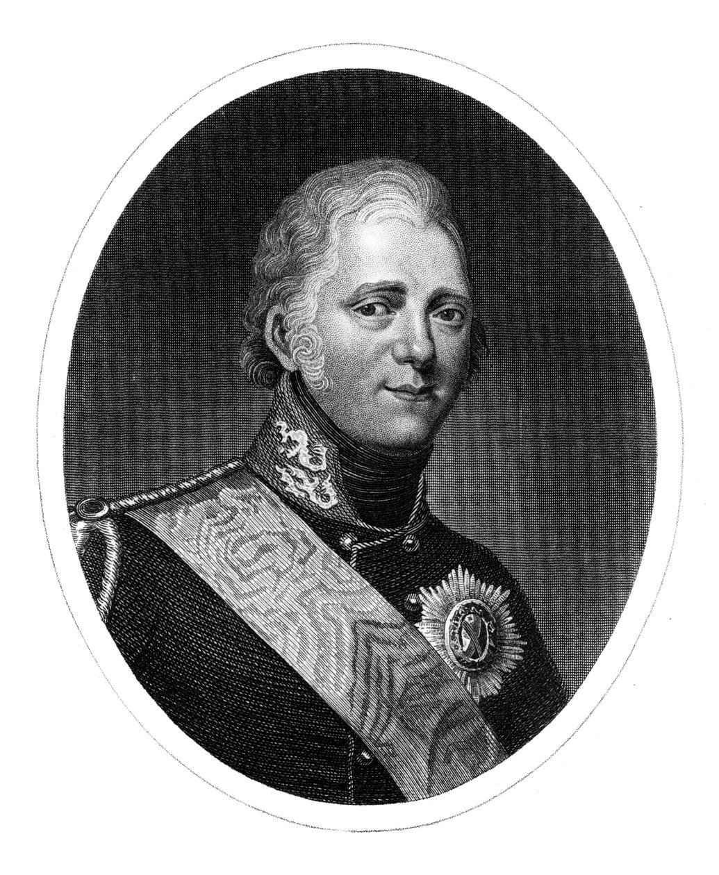 I. Sándor, Oroszország cárja, 1826. alkotó: R. Page