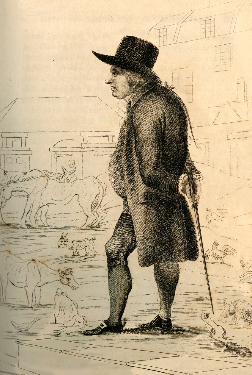 DAguilar báró – Az éheztetési farmról, 1821. alkotó: R. Page
