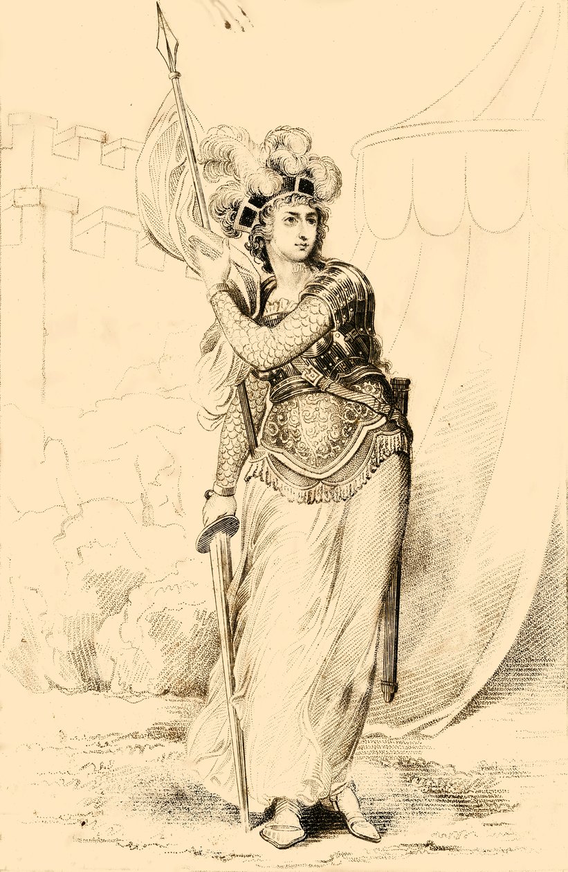 Joan DArc, az orleansi szobalány, 1821. alkotó: R. Page