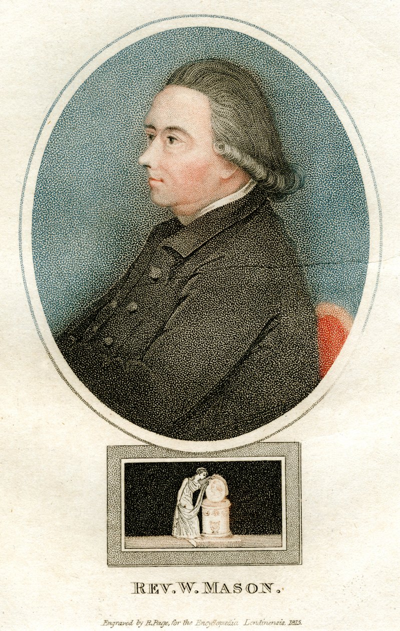 W Mason tiszteletes, 1815. alkotó: R. Page
