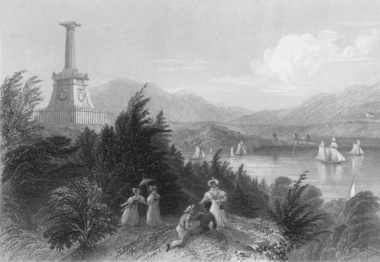 Kosciusko sírja, 1837. alkotó: R. Young