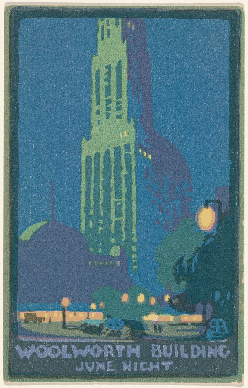 Woolworth épület júniusi éjszakája alkotó: Rachael Robinson Elmer