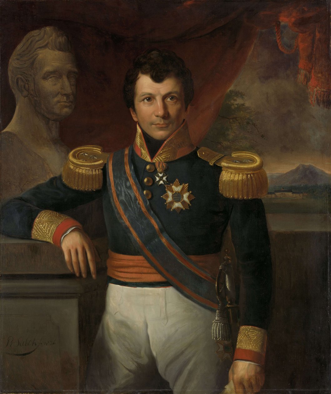 Johannes gróf van den Bosch alkotó: Raden Saleh