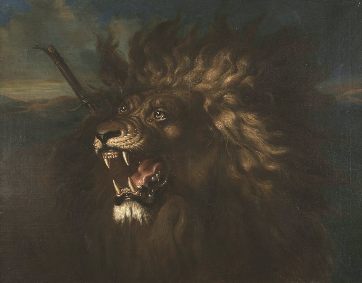 Sebzett oroszlán alkotó: Raden Saleh