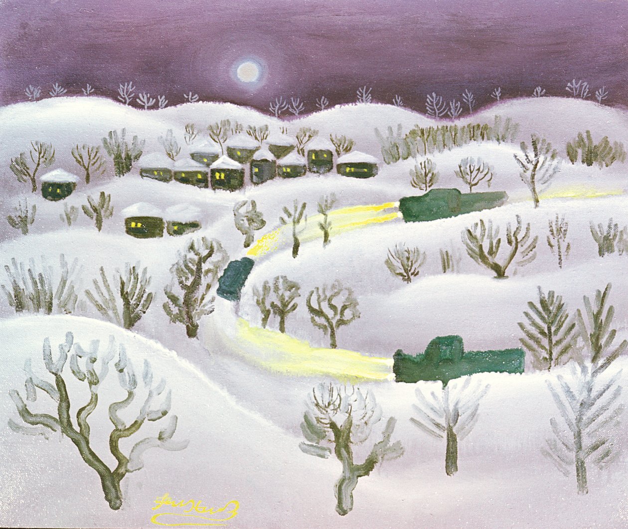 Téli éjszaka, 1971 alkotó: Radi Nedelchev
