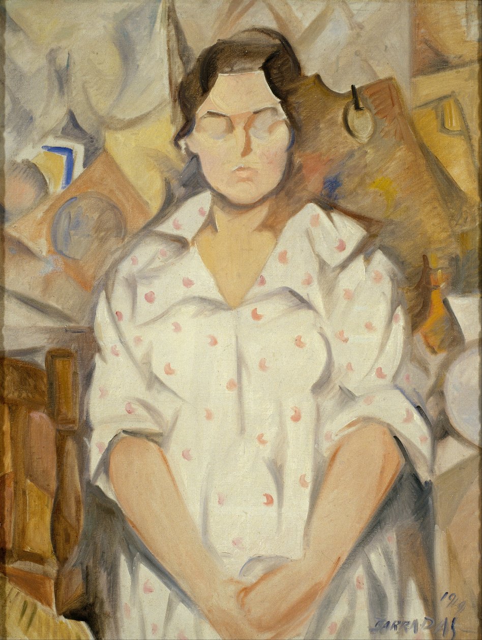Pilar portréja alkotó: Rafael Perez Barradas