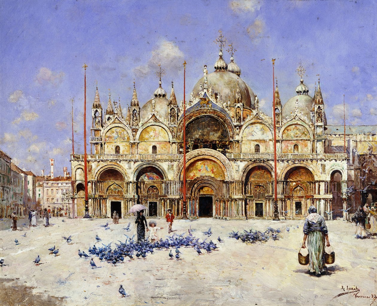 San Marco, Velence, 1883 alkotó: Rafael Senet