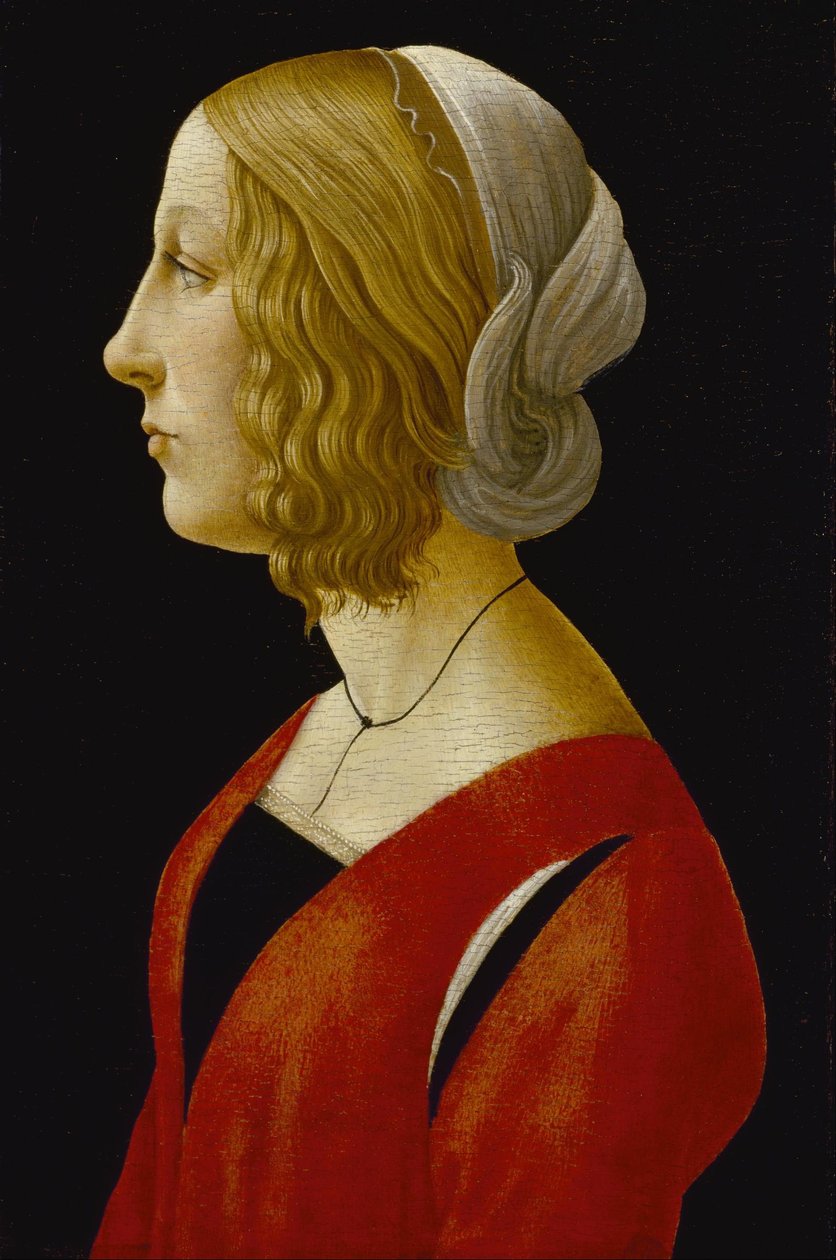 Fiatal nő portréja - Bust of a Young Woman (Fiatal nő mellszobra) alkotó: Raffaellino del Garbo