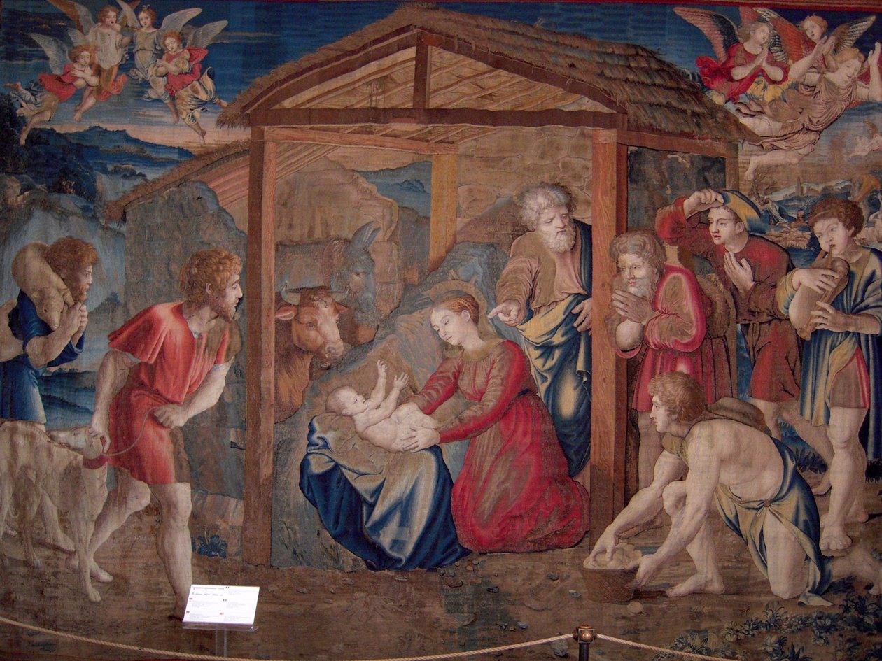 A pásztorok imádása alkotó: Raffaello Sanzio Raphael