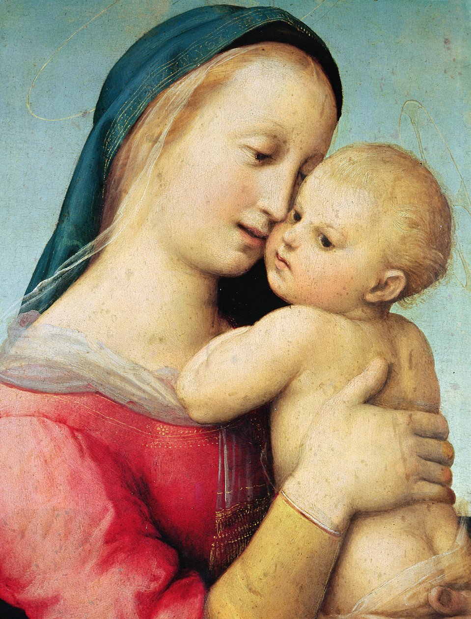 Részlet a Tempi Madonnáról, 1508 alkotó: Raffaello Sanzio Raphael