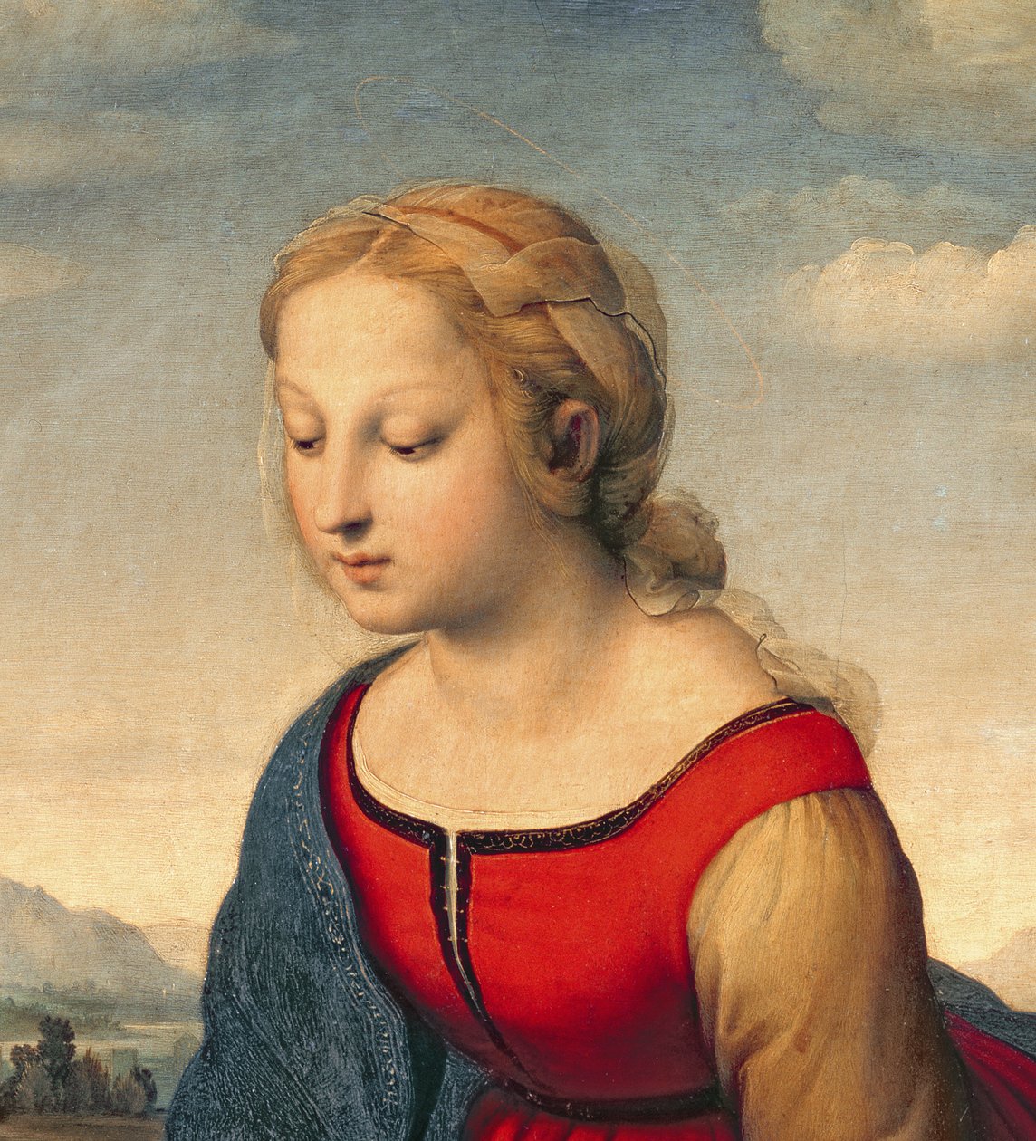 La Belle Jardiniere, 1507 (a 8546 részlete) alkotó: Raffaello Sanzio Raphael