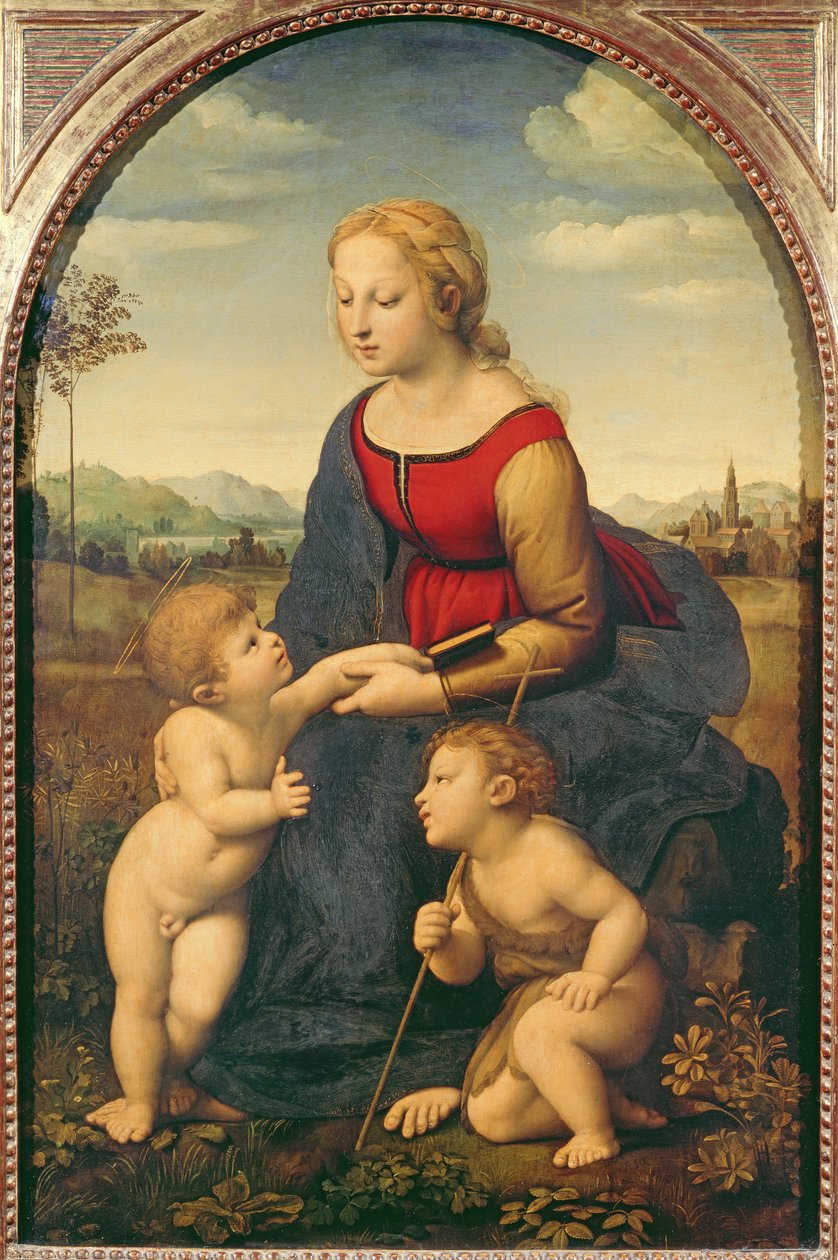 A gyönyörű Jardiniere alkotó: Raffaello Sanzio Raphael