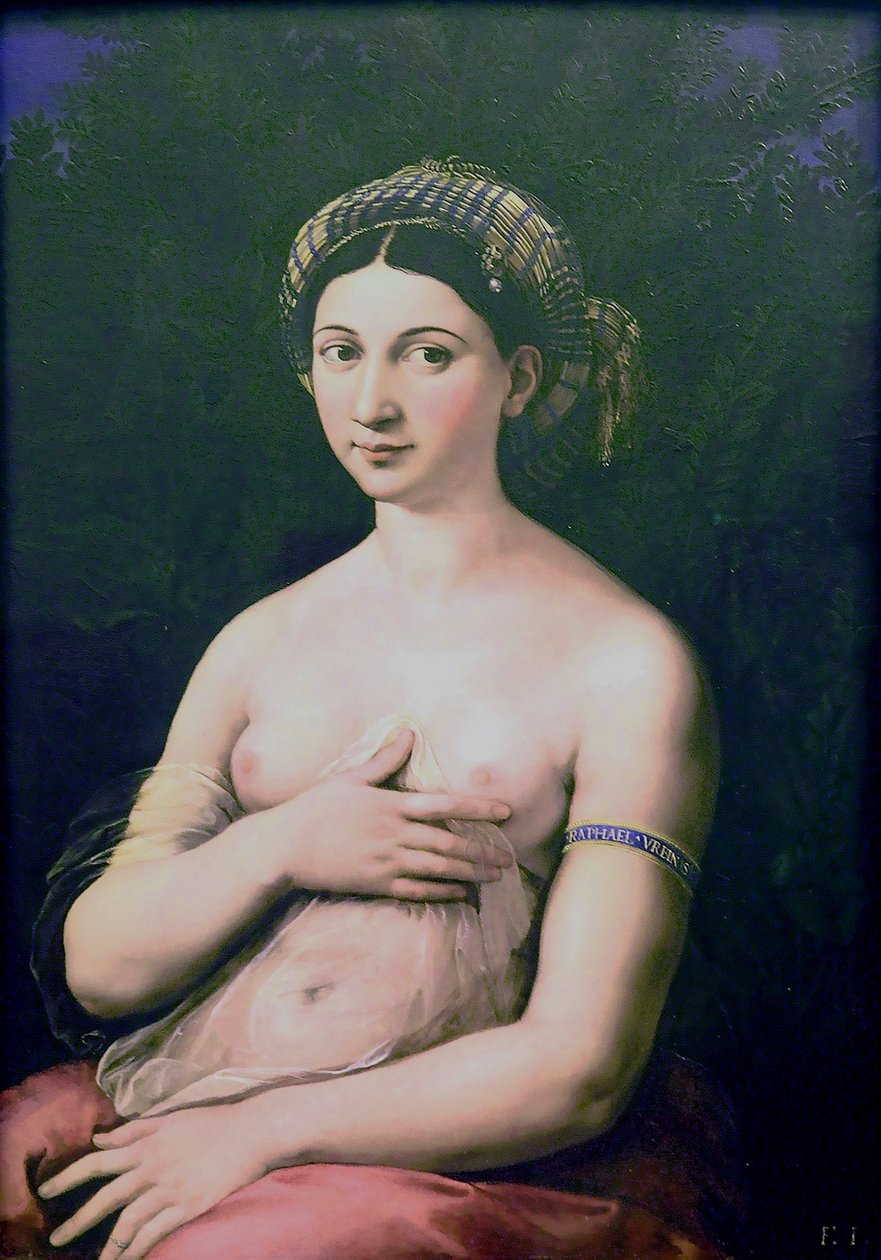 La Fornarina alkotó: Raffaello Sanzio Raphael