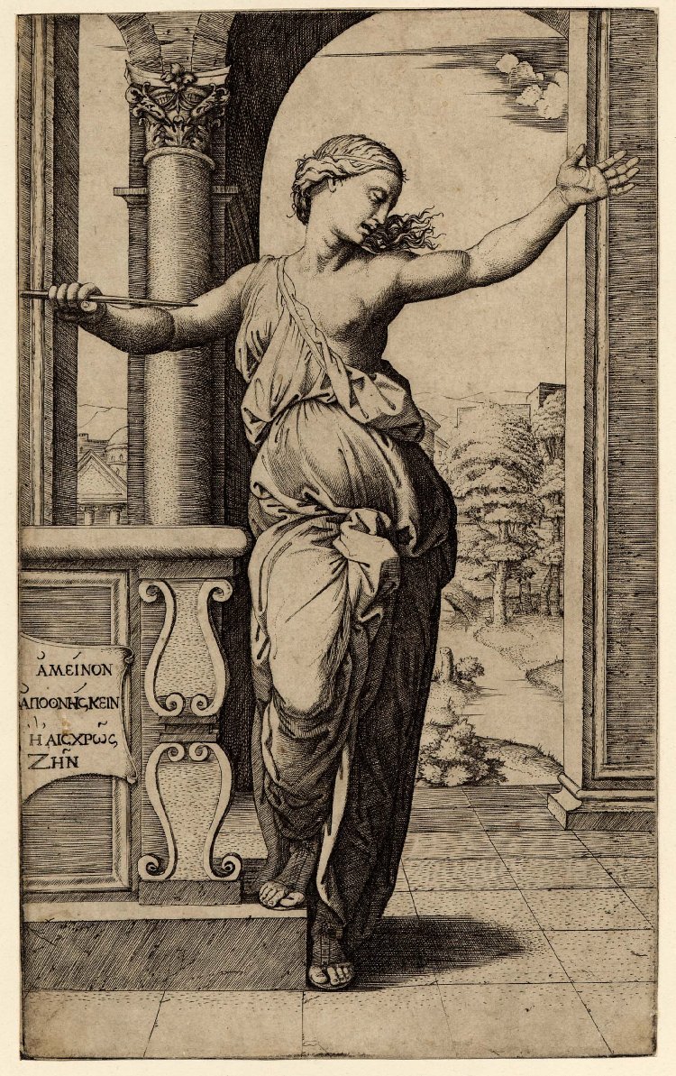 Lucretia öngyilkossága alkotó: Raffaello Sanzio Raphael