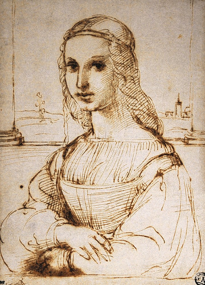 Fiatal nő portréja alkotó: Raffaello Sanzio Raphael