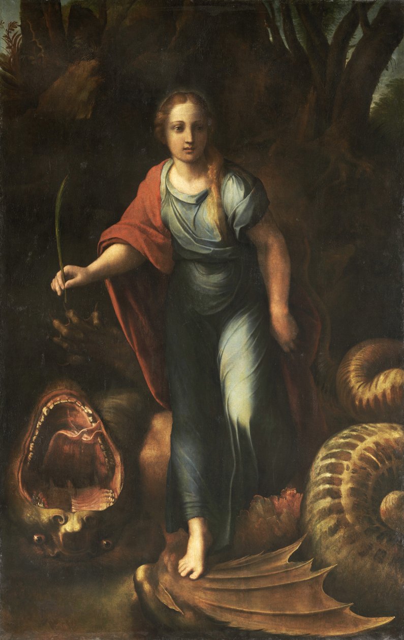 Szent Margit alkotó: Raffaello Sanzio Raphael