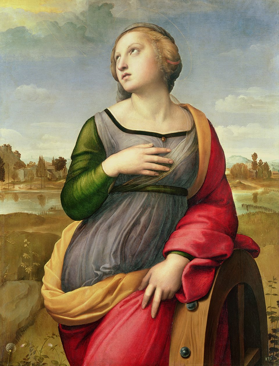 Alexandriai Szent Katalin, 1507-8 alkotó: Raffaello Sanzio Raphael