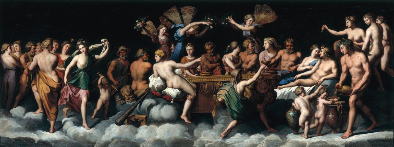 Az istenek lakomája alkotó: Raffaello Sanzio Raphael